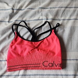 Calvin Klein Performance Hot Pink Sports Bra